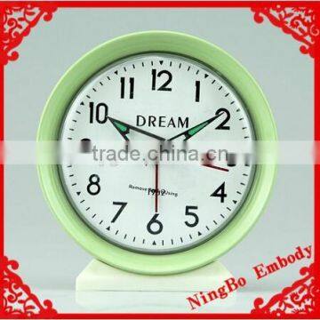 table top mini classic bright green metal antique bronze 2015 calendars alarm clock