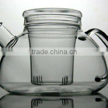 Popular best selling Handmade process pyrex glass tea pot sets