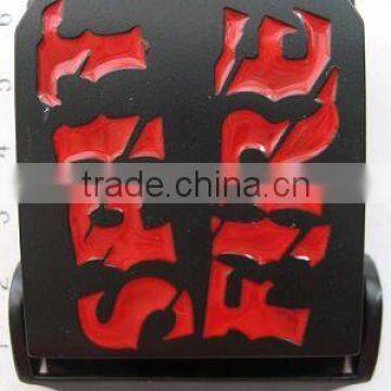 Oversea Business Style Gun Metal Metal Name Plate Belt Buckles photo-6