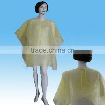 Non woven hair salon cutting cape