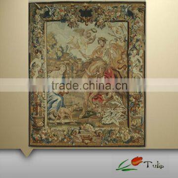 French Royal Style Handmade Wool Tapestry