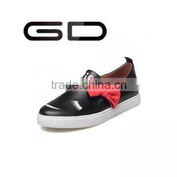 GD lovely girls beautiful leisure shoes genuine leather high quality flowers shoes