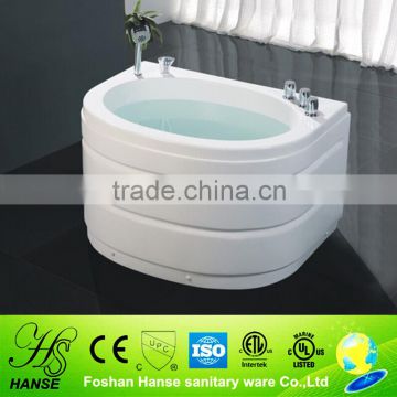 HS-B02 acrylic classic small asymmetric bathtubs for children