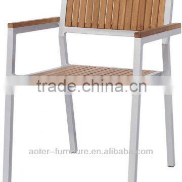 Outdoor garden wooden dining chair parts