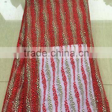 New High Quality in Tulle Lace French Lace Fabric in Modern Design for Wedding Dress Lace Fabric photo-4