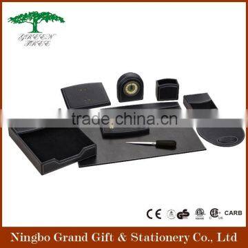 Multifunctional High Quality PU Leather Office Desk Set photo-6