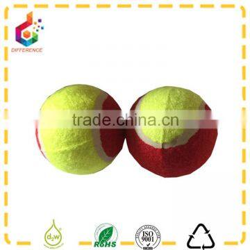 yellow and red pet tennis