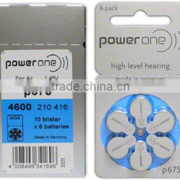 power one hearing aid batteries zinc air button cells for siemens hearing aid