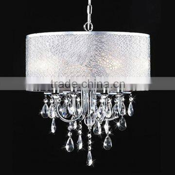 Modern Lamps Chandelier Led Light Home Decor Hanging Lamps Lighting Pendant Crystal Chandelier Wedding Decorations WhiteCZ1031/4