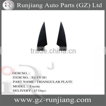 Triangular Plate Body Parts For Toyota Corolla 2014