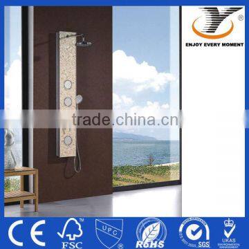 White Massage Shower Panel PVC Shower Panel