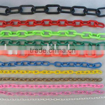 blue safety plastic chain link