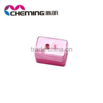 wholesale cheap loose colorful resin acrylic hollow cube bead