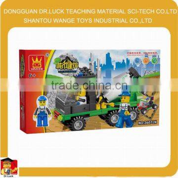 City engineering Construction truck plastics Block toy Set