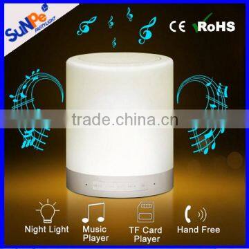 2016 Hot Sale Product Woofer Portable Bluetooth Speaker Lamp with Flashing Light