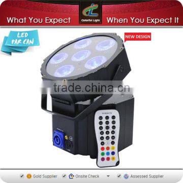 New Coming Wireless DMX 6x18w RGBWA+UV Battery LED Par Light                        
                                                Quality Choice