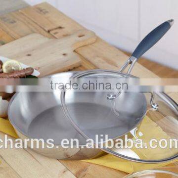 Tri-Ply Stainless Steel Korea Nonstick Frying Pan photo-2