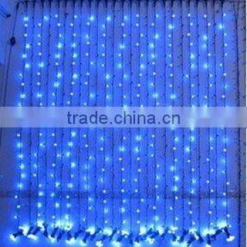 Christmas decoration blue led curtain light