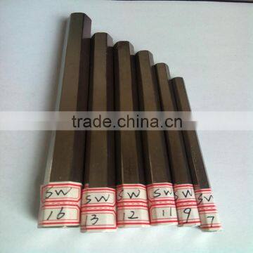 2015 ASTM B348 Gr 2 Gr5 titanium hexagonal bar/rod baoji manufacturer