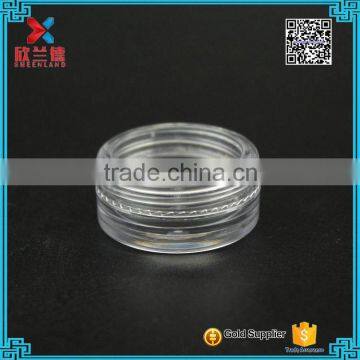 3g empty white plastic PS eye cream cosmetics Jar