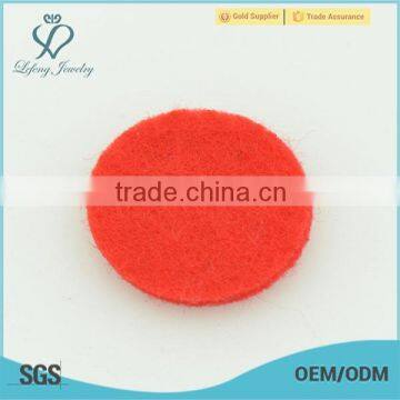 Trendy red fiber diffuser pad,essential oil diffuser locket pads