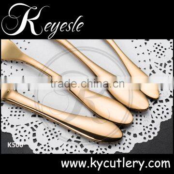 Stainless Steel Cutlery, Flatware Set, Bulk Gold Flatware photo-2