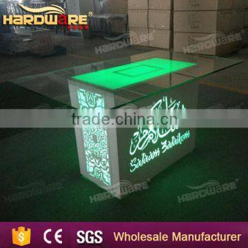 arab events led light reception table wedding hi table welcome table