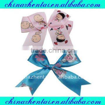 China colorful children ribbon bow