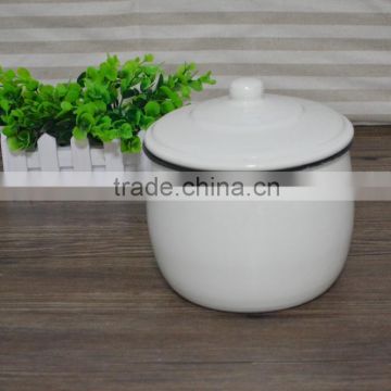 Fuzhou fuquan logo customized enamel metal jar