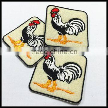 Custom Cock Embroidered Patch Iron on Badge for Garment photo-2