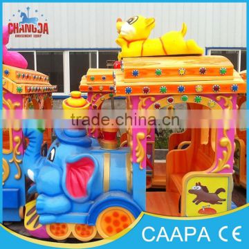 CE beautiful 14 seats electric mini train amusement park toy train