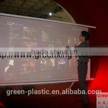 Max 1.25*2.8M transparent projection touch foil film/3d hologram display/touch foil hologram