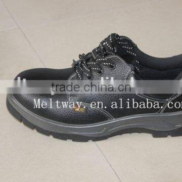 Low cut safety shoes with high quality, embossed leather, classic, sturdy leather, MTW-2002