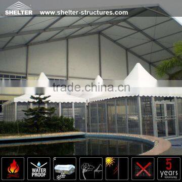 Glass Wall Pagoda Tent 8x8 photo-4