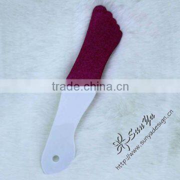 Plastic foot file pedicure tool