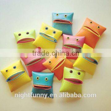 Monster Coin Purse in Sherbet Brights,multicolor purse