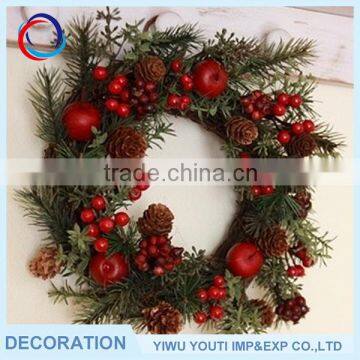 Best Prices Latest green and red color christmas wreath