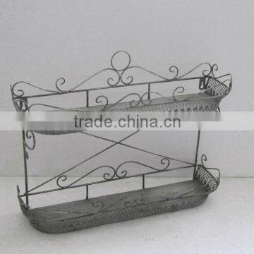 110234WE - Metal shelf & tiered rack