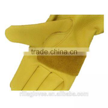 Cowhide Top Lay Cut- Resistant Durable Welding Welder Leather Gloves