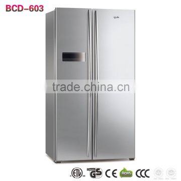 BCD -603 LDE display side by side refrigerator