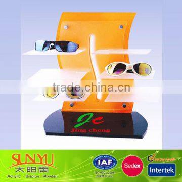 Welcome Clear or Customized Color Acrylic Sunglasses Display Rack