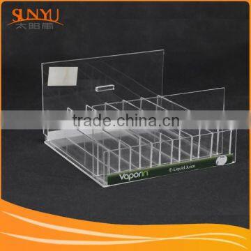 Manufacturer Customed Clear Acrylic E-Cigarette Display Rack