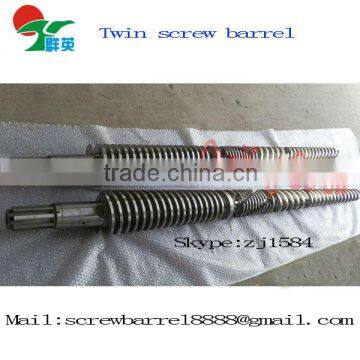 40Cr bimetallic plastic extruder twin screw barrel