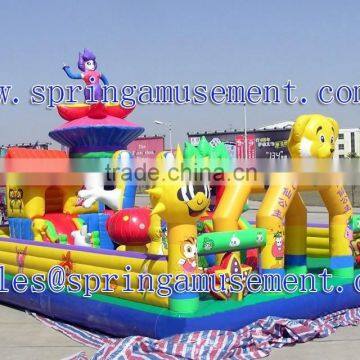 Funny inflatable dog fun city SP-FC043