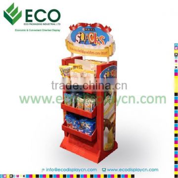 corrugated display paper food stand