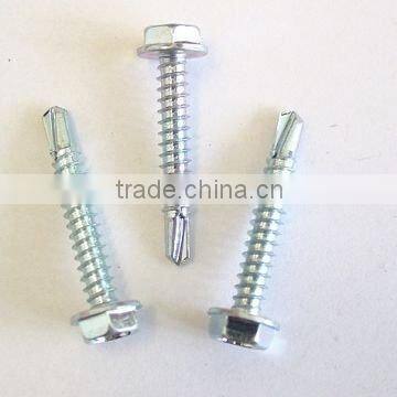 Self-Drilling Hex Head Screw with Collar DIN7954K