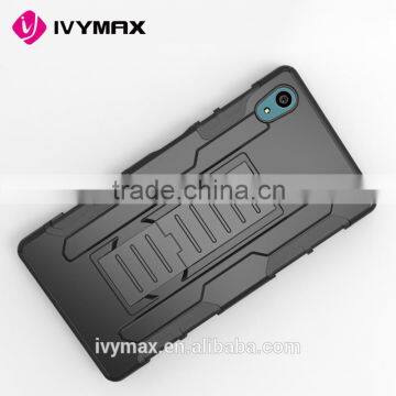 Low Price China Mobile Phone 3 in 1 Super Holster Combo Case for Sony Xperia z5 Android Smartphone Cases photo-6