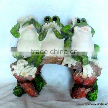 Polyresin Frog Decoration Products