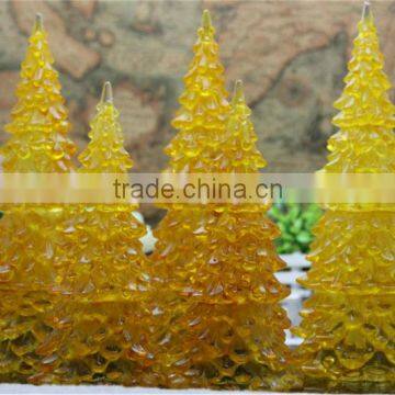 PS christmas tree yellow colored led tree light