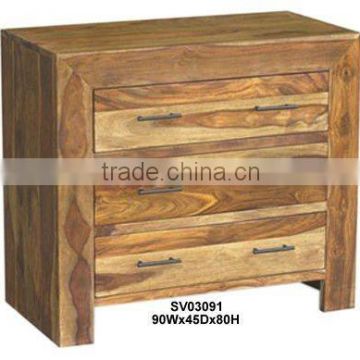 wooden drawer cabinet,chest of drawer,sheesham wood furniture